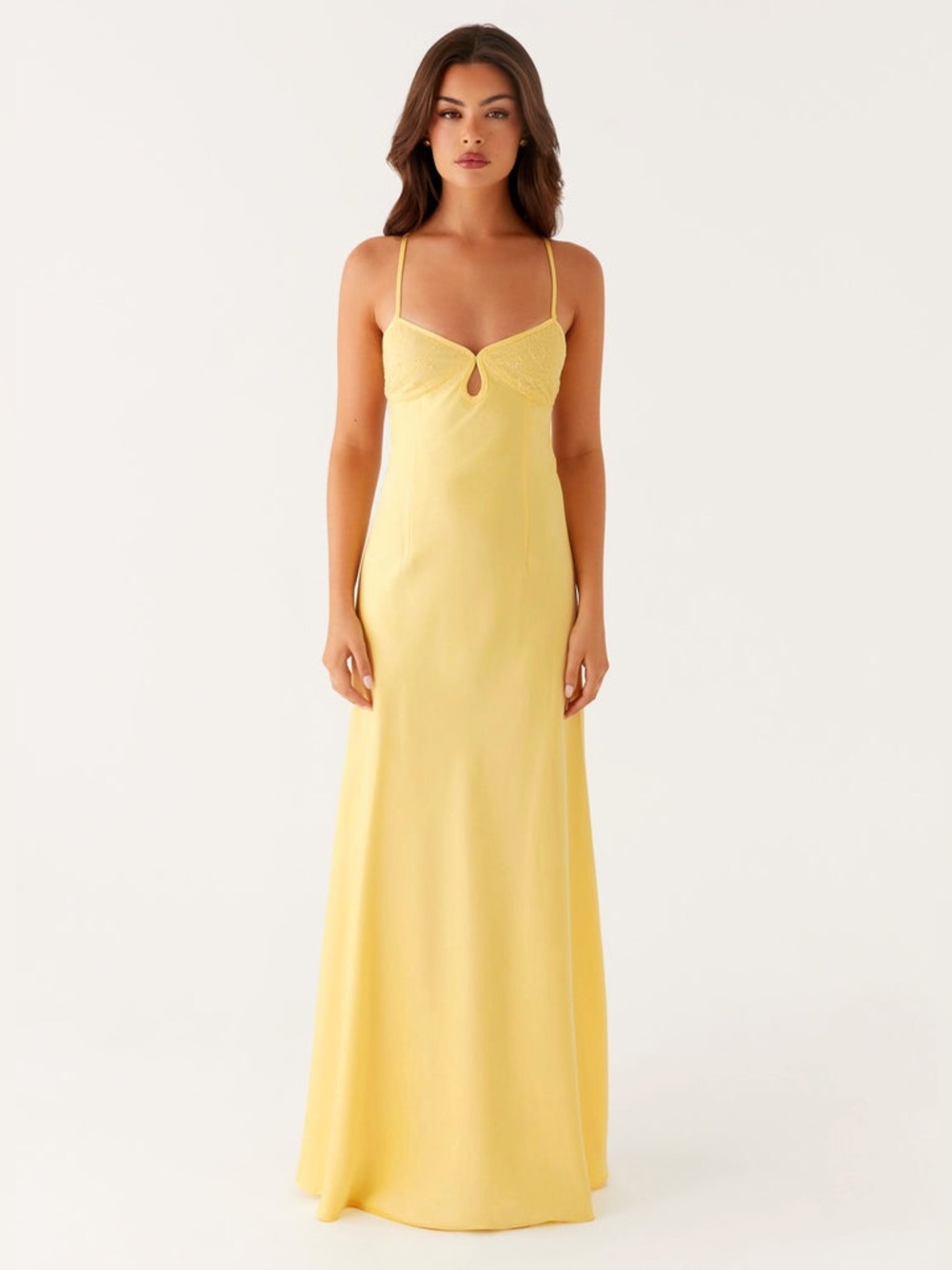 Peppermayo Joanie Maxi Dress in Yellow - Size 6